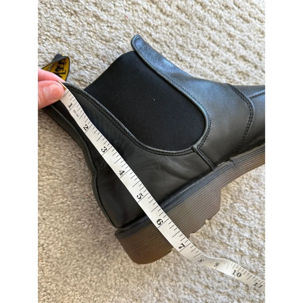 Vintage Dr. Martens Made in England Chelsea Boots Men 8 UK 7 Black Leather 90s